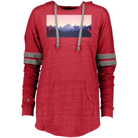 Beautiful Mountain Scene Ladies Hooded