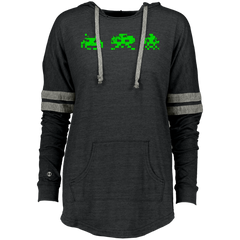 Alien Invaders, Arcade Game Retro Graphic Ladies Hooded