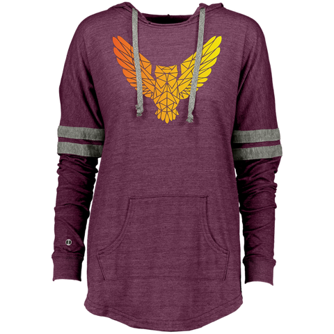 BIRD  Geometric bird  for men and women Ladies Hooded