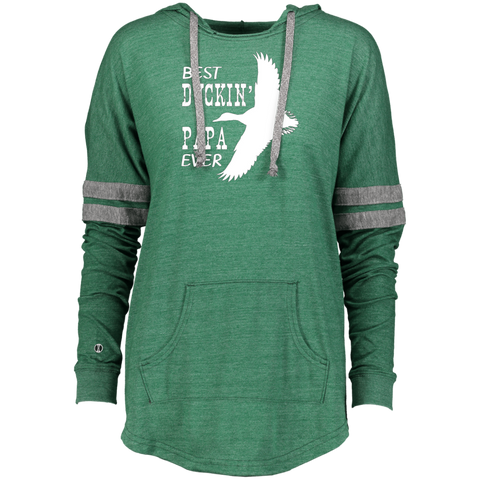 Best Duckin_ Papa Ever  Hunters Love Duck Father Ladies Hooded