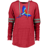 Image of Be A Maverick  Colorful Bird Design Ladies Hooded