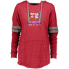 Image of 22nd Wedding Anniversary for Couple that love owl Ladies Hooded