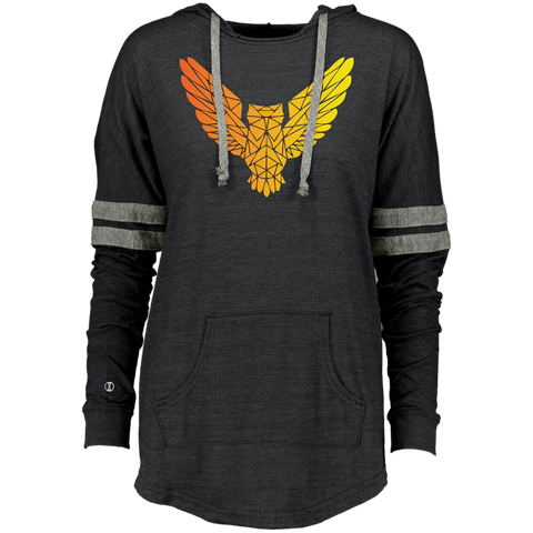 BIRD  Geometric bird  for men and women Ladies Hooded