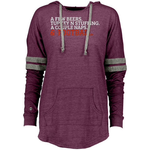 Beer Turkey Nap Football  Dinner Party Men Women Ladies Hooded