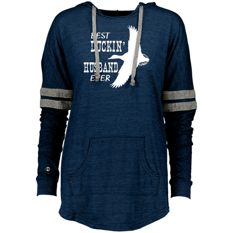 Best Duckin_ Husband Ever  Hunters Love Duck Father Ladies Hooded