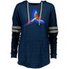 Image of Be A Maverick  Colorful Bird Design Ladies Hooded