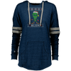Image of Believe Alien Elf Ugly Christmas Sweater Style Ladies Hooded