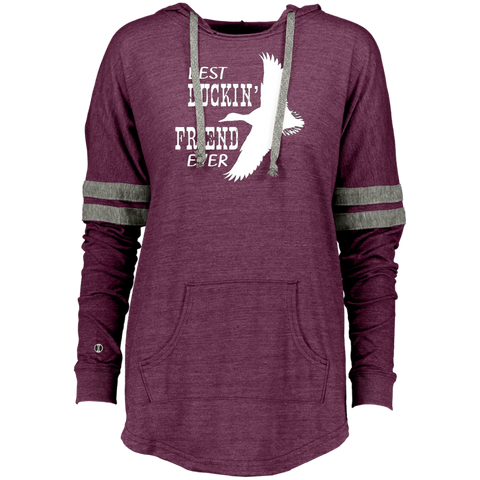 Best Duckin_ Friend Ever  Hunters Love Duck Brother Ladies Hooded