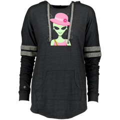 Alien Girl with Hat, Christmas or Birthday Alien Ladies Hooded