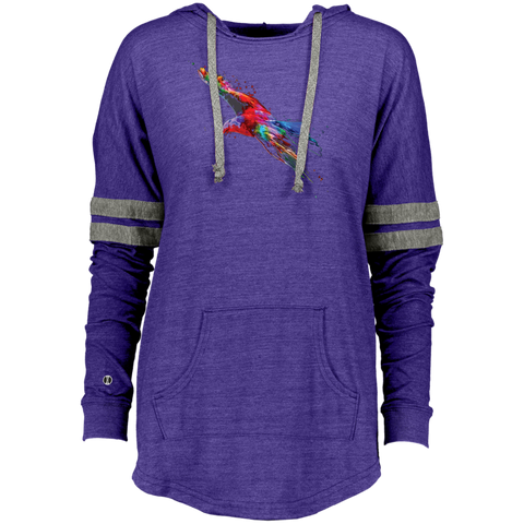 Beautiful Bird Graphic Bird Digital Art Ladies Hooded