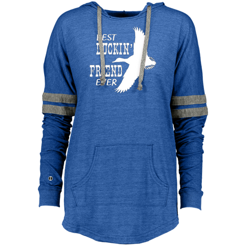 Best Duckin_ Friend Ever  Hunters Love Duck Brother Ladies Hooded