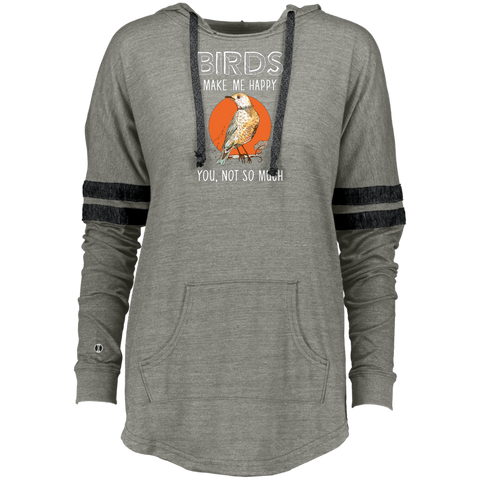 Bird -Birds Make Me Happy-Gift For Bird Lover Ladies Hooded
