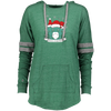 Image of Believe in Christmas Aliens UFO Extraterrestrial Ladies Hooded