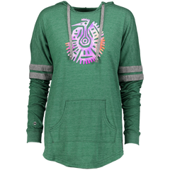 Aztec Mayan Bird Eagle Ladies Hooded
