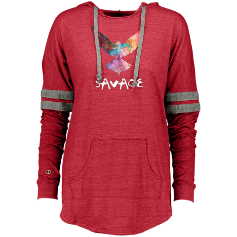 Be a Maverick - Be a Savage - Bird in Flight Ladies Hooded