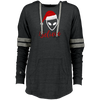 Image of Believe Alien Santa Claus Hat Ugly Christmas Ladies Hooded