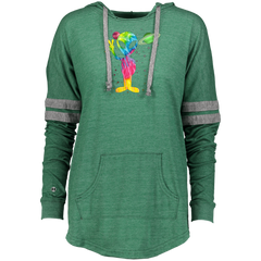 Alien Tie Dye Planet-Peace Rave Festival Ladies Hooded