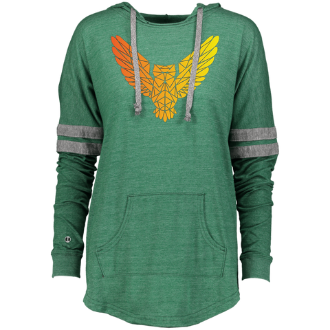 BIRD  Geometric bird  for men and women Ladies Hooded
