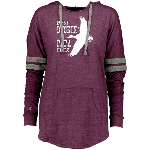 Best Duckin_ Papa Ever  Hunters Love Duck Father Ladies Hooded