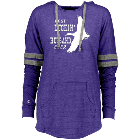 Best Duckin_ Husband Ever  Hunters Love Duck Father Ladies Hooded