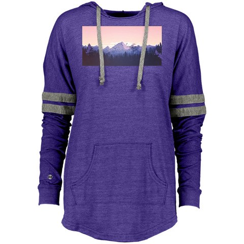 Beautiful Mountain Scene Ladies Hooded