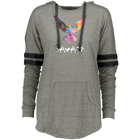 Be a Maverick - Be a Savage - Bird in Flight Ladies Hooded