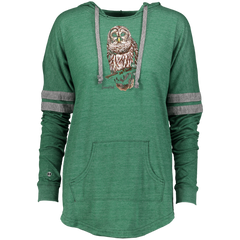 Barred Owl  Graphic Wildlife Ladies Hooded