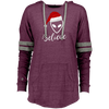 Image of Believe Alien Santa Claus Hat Ugly Christmas Ladies Hooded