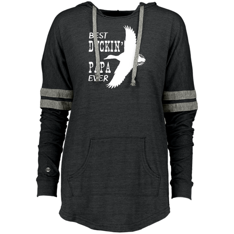Best Duckin_ Papa Ever  Hunters Love Duck Father Ladies Hooded