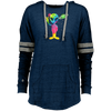 Image of Alien Tie Dye Planet-Peace Rave Festival Ladies Hooded