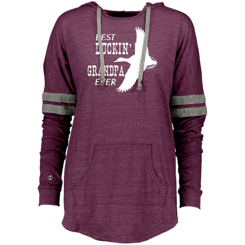 Best Duckin_ Grandpa Ever  Hunters Love Duck Father Ladies Hooded