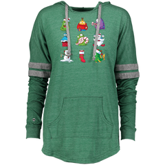 9 Christmas Alien Monsters Santa Snowman Ladies Hooded