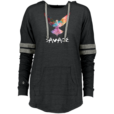 Be a Maverick - Be a Savage - Bird in Flight Ladies Hooded