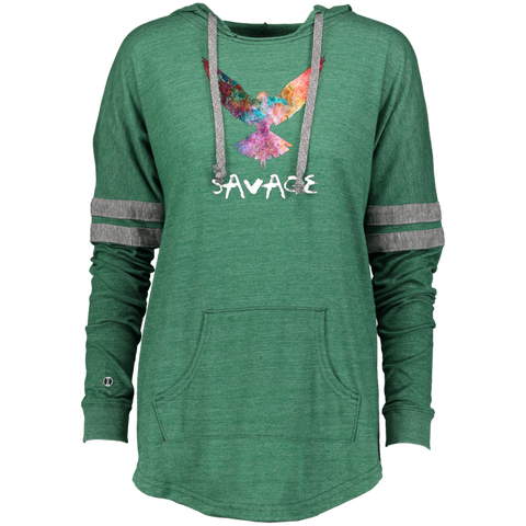 Be a Maverick - Be a Savage - Bird in Flight Ladies Hooded