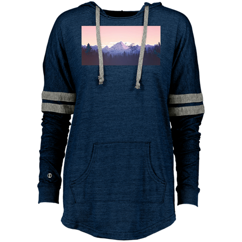 Beautiful Mountain Scene Ladies Hooded