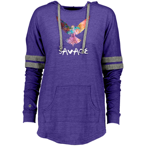 Be a Maverick - Be a Savage - Bird in Flight Ladies Hooded