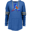 Image of Be A Maverick  Colorful Bird Design Ladies Hooded