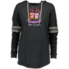 Image of 22nd Wedding Anniversary for Couple that love owl Ladies Hooded