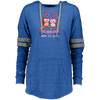 Image of 22nd Wedding Anniversary for Couple that love owl Ladies Hooded